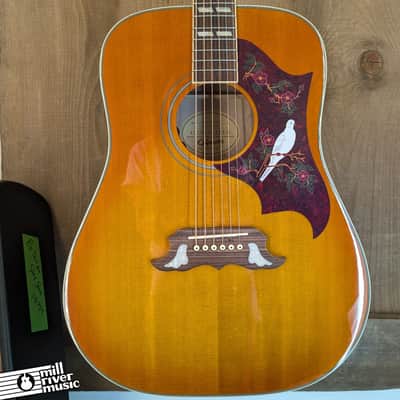 Epiphone Dove Pro Acoustic-Electric – Violin Burst – Includes Hard Case – Used Excellent