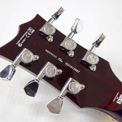 ESP LTD EC-256 FM - Dark Brown Sunburst image 11