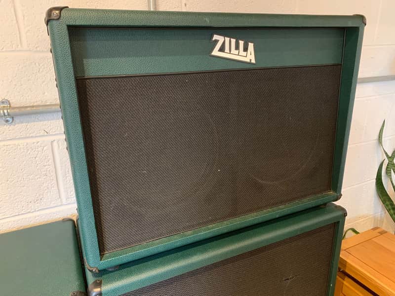 Zilla Studio Pro 2x12 2015 - Black on Green - M Creamback, Alnico Cream image 1