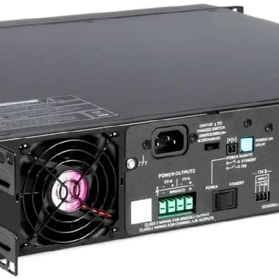New Dynacord C2800FDI-US DSP 2x1400W Power Amplifier FIR-Drive Networked image 5