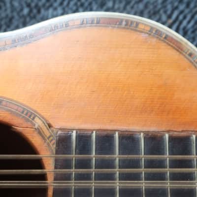 Vintage Pre War Survivor 1890s Lyon & Healy Regal Columbus Mandolinetto Guitar Shaped Mandolin Mando Rare image 12