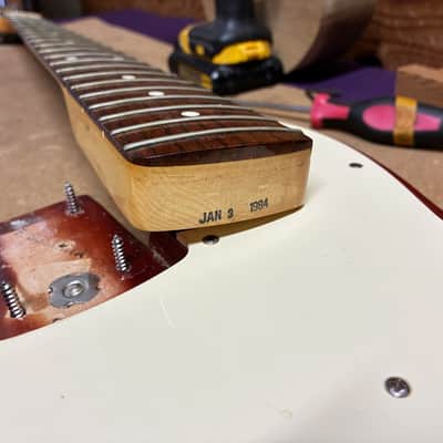 1984 Fender American Standard Precision Bass +OHSC Rosewood Fretboard USA - Sienna Sunburst CLEAN! 20179 image 22
