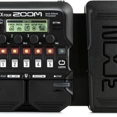 Zoom G1X FOUR Multi-effects Processor with Expression Pedal image 2