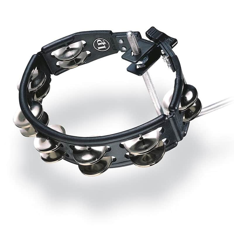 LP Cyclops Mountable Tambourine Steel - Black image 1