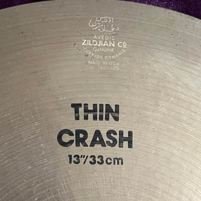 Zildjian Avedis 13" Thin Crash Rare Size (Cracked) image 6