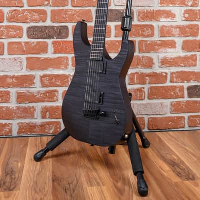 ESP Signature Series Jon Donais Flamed Maple Top See Thru Black Satin 2008 w/OHSC image 5