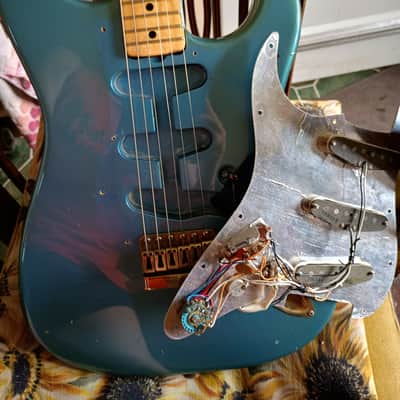 Fender The Strat with Maple Fretboard 1980 - 1983 - Lake Placid Blue image 7