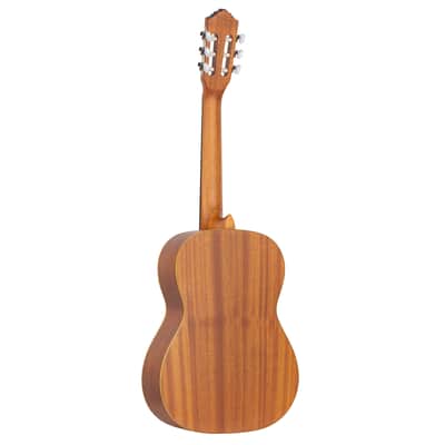 Ortega R122-7/8 Family Series Cedar Top Mahogany Neck 7/8-Size Nylon 6-String Classical Acoustic Guitar w/Gig Bag image 3