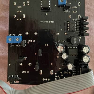 Folktek Folktek Alter 1 Eurorack Effects Processor Module (Gold) 2018 - Present - Black image 2