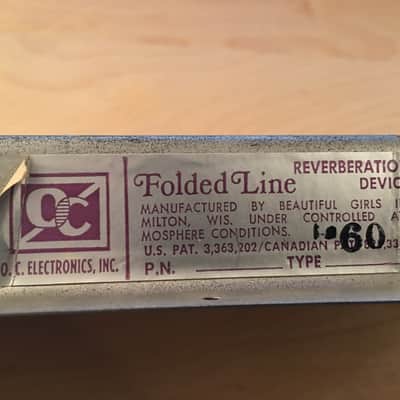Vintage O.C Electronics Folded Line Spring Reverb image 3