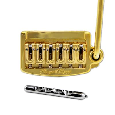 Floyd Rose Rail Tail Tremolo Kit Gold for Strat Style guitars, Narrow RT300N