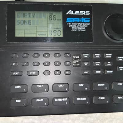 Alesis SR-16 Drum Machine 1992 Black image 9