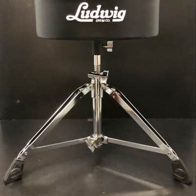 Ludwig Pro Round Drum Throne - Black LP51TH image 1