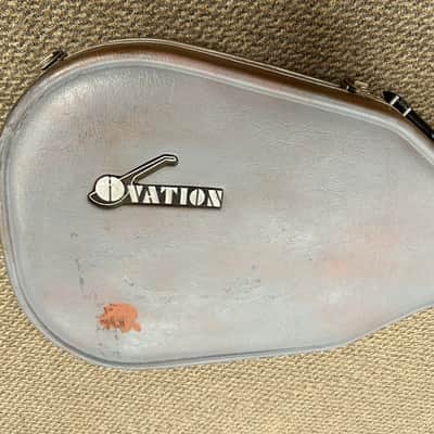 1970’s Vintage USA Ovation Deep Bowl Acoustic Guitar Hardshell Case Brown image 2
