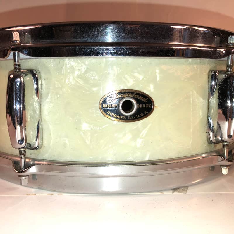 1960s Slingerland Piccolo White marine pearl