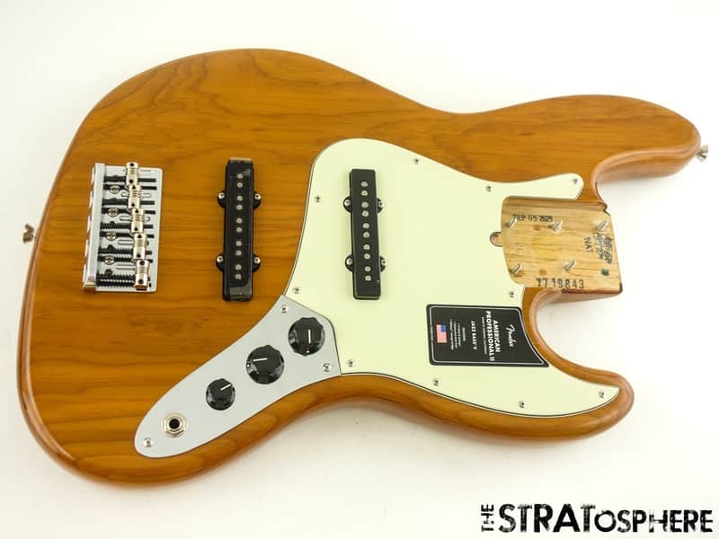 Fender American Professional II Jazz V 5 String Bass LOADED BODY Roasted Pine image 1