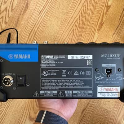 Yamaha MG10XUF 10 Channel Analog Mixer 2018 - Present - Black image 2