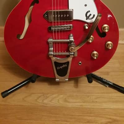 Epiphone Casino Red w/ Bigsby Tremolo and Schaller Roller Bridge image 2