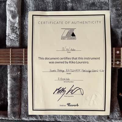 Ibanez Prestige Rg652KFX GRAMMY WINNER Guitar Owned by Kiko Loureiro of Megadeth image 5