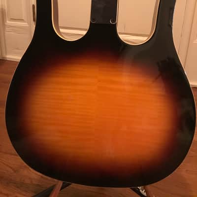 Danelectro neck on a Longhorns body.  Late 1960’s Aged Faded Tobacco Burst image 7