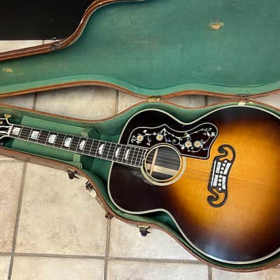 1950's Vintage Gibson Vintage SJ-200 J-200 Jumbo Case Brown image 11