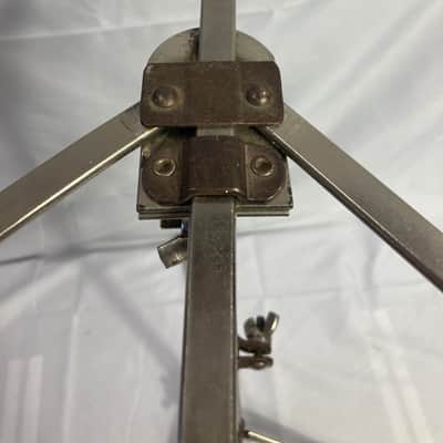 Gretsch - No. 4983 Flush Tripod Vintage, Flat-Base Snare Drum Stand Early 1960's - Nickel image 7