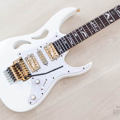 2020 Ibanez Steve Vai signature PIA3761 Paradise In Art Stallion White w/ Case, Tags image 1