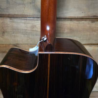 Yamaha A5R A.R.E. Acoustic/Electric Guitar - Vintage Natural w/ Hard Case image 4