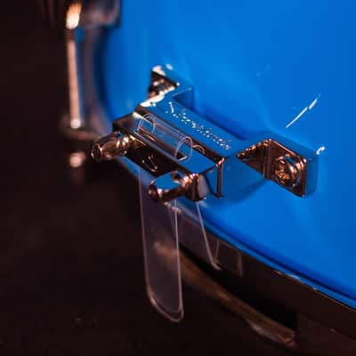 Slingerland 14" x 6.5" Studio King Snare Drum, Lunar Blue with Nickel Hardware image 4