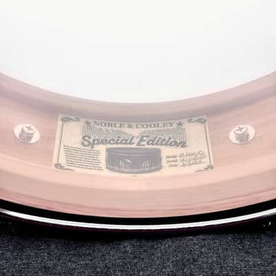 Noble & Cooley Solid Shell Classic Hickory Snare Drum 14x3 7/8 8-Lug image 5