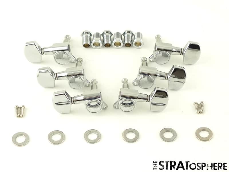 6 PRS SE DGT Standard TUNERS TUNING PEGS PRS Designed Guitar Parts Nickel image 1