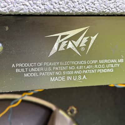 Peavey Teal Stripe Bandit 112 Solo Series 1x12 Scorpion - 80s Vintage - NICE! image 10