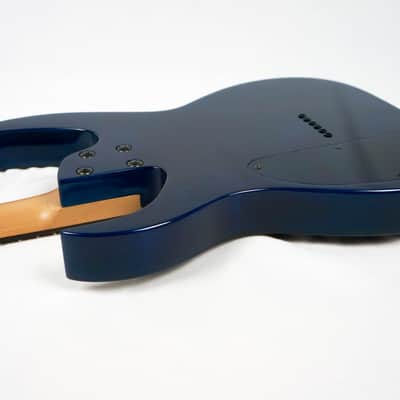 Swisher Handmade Machine 6 2022 Indigo Blue Electric Guitar image 10