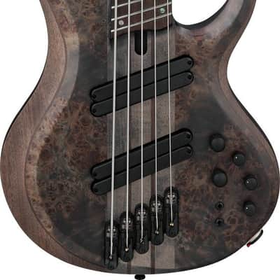 Ibanez BTB805MS-TGF Bass Workshop BTB Electric Bass 5-String Multi Scale - Transparent Gray Flat + Case image 1