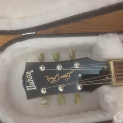 Burny RLG-60 VLD Les Paul Standard 2023 - lemon drop flame with pickguard and brass nut image 5