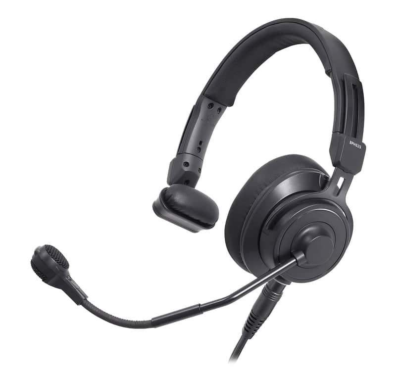 Audio Technica BPHS2Sa-XF4 Single-Ear Dynamic Broadcast Headset w/ 4-Pin XLRF image 1