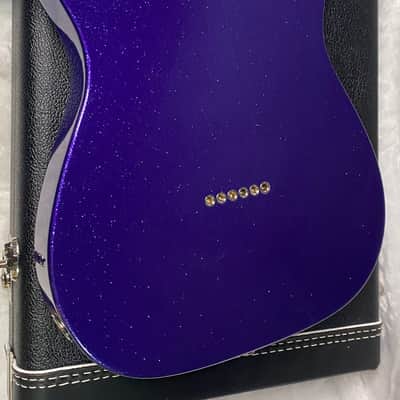 NEW! Fender Custom Shop Flamethrower Telecaster Custom - NOS - Modern Specs - Texas Special Pick-Ups - AAAA Flamed Neck - Purple Sparkle - Authorized Dealer - 7.8lbs - G07233 image 9