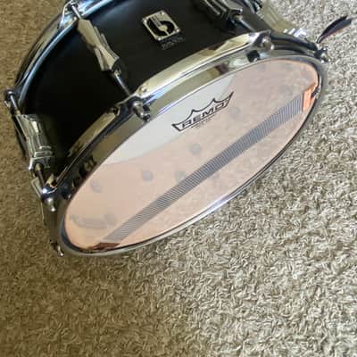 British Drum Company Raven 14x6" Birch / Ash 10-Lug Snare Drum 2025 - Present - Black Ash Satin image 5