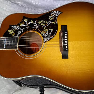 NEW! Gibson Custom Shop Hummingbird Koa/Carpathian Spruce Acoustic-Electric Guitar - Honeyburst - 4.55lbs - Authorized Dealer! G06406 image 8