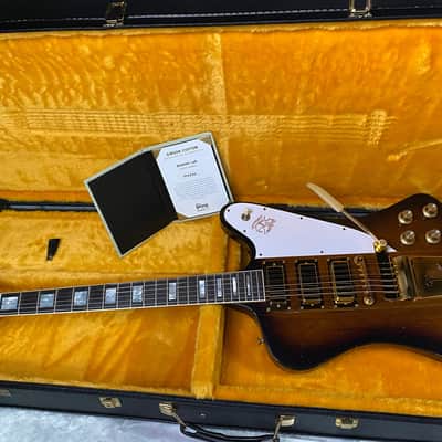 NEW! Gibson Custom 1963 Firebird VII Maestro - Electric Guitar - Vintage Sunburst Murphy Lab Light Aged - Gold Hardware - Custom Shop - 8.6lbs - Authorized Dealer - G07669 image 14