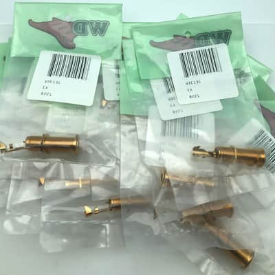 Switchcraft Threaded Mono Input/Output Jack WD Music WDE13G - Gold image 5