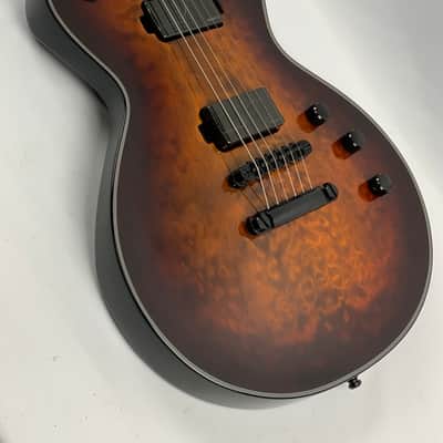 ESP E-II Eclipse Tiger Eye Sunburst Quilted Maple Electric Guitar + Case EII E II EC QM - B-Stock image 8