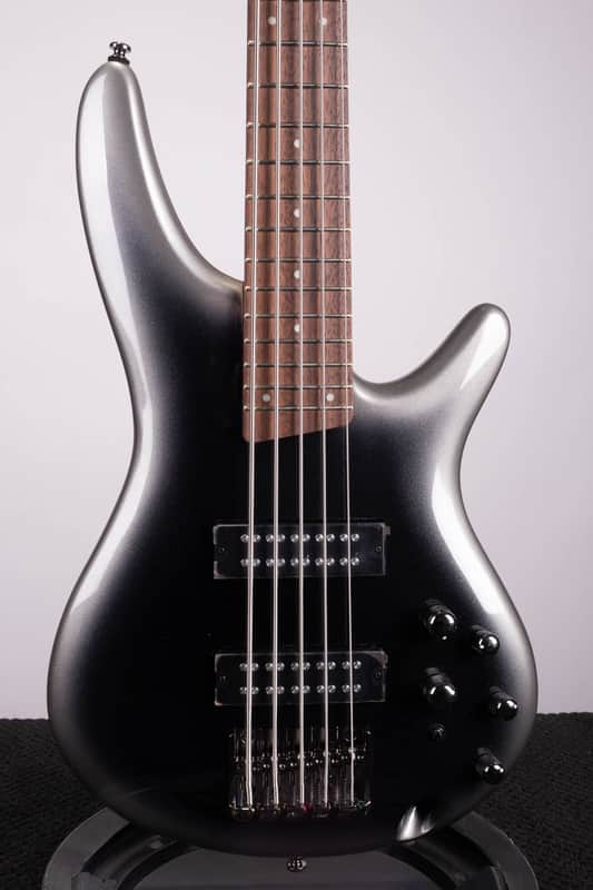 Ibanez SR305E 5-String Electric Bass Midnight Gray Burst image 1