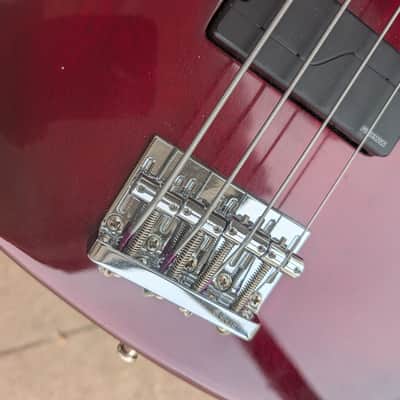 Custom Jazz bass - Red/black burst image 14