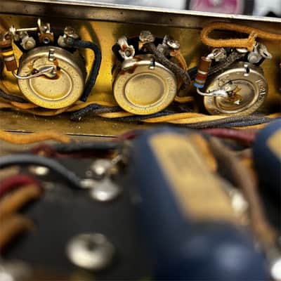 1964 Fender Vibroverb AA763 Blackface with Original JBL D130 image 16