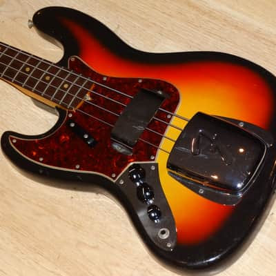 Fender Jazz Bass 1965 Sunburst-Left handed. image 2