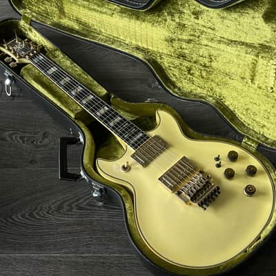 1986 Ibanez Artist AR350 PLT Super Edition Pearl White Floyd Rose image 2