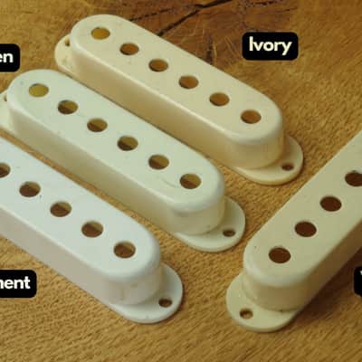 Relic Vintage Style Stratocaster Strat Plastics Set Covers Knobs & Tips image 6
