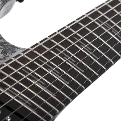 Schecter 1462 C-7 Multiscale Silver Mountain 7-String Electric Guitar image 7