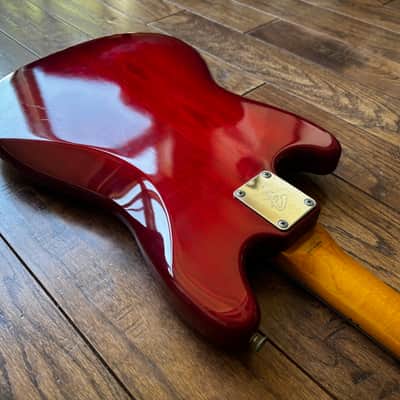 1993 Fender Traditional 60s Mustang Order Made Custom Transparent Red Premium Ash Maple Seymour Duncan MIJ Japan image 14